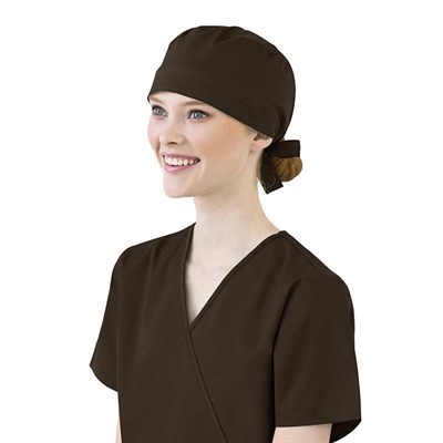 Wonderwink Unisex Solid Scrub Cap - Chocolate