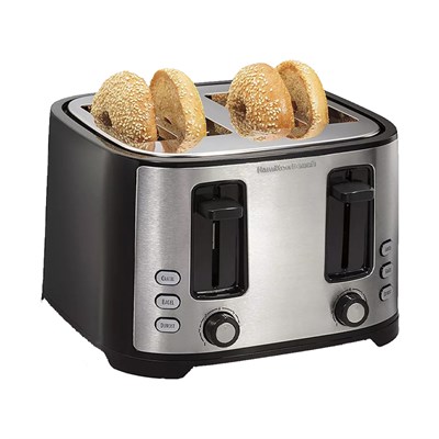 Hamilton Beach® 4-Slice Brushed Stainless Steel Toaster