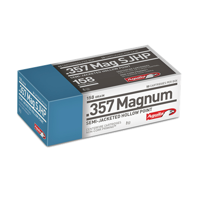 Aguila .357 Magnum 158 Grain JHP Handgun Ammunition, 50 rounds