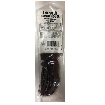 Iowa Smokehouse Sweet Teriyaki Beef Jerky, 5 oz