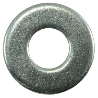 Midwest Fastener #10 SAE Flat Washer, Zinc