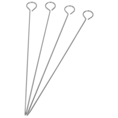 21st Century Metal Skewers, 15 in, 4 pack