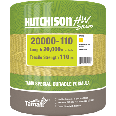 Hutchison Western 110 pound Bailing Twine, 20000 ft