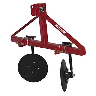 King Kutter 3-Point Disc Bedder - Red