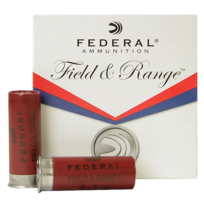 Federal Field & Range 12 Gauge 8 Shot 2-3/4-in 1 oz Shells, 25 rounds