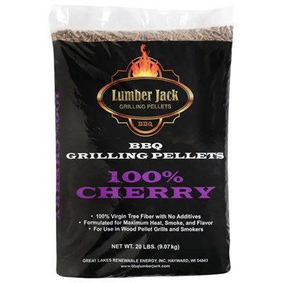 Lumber Jack 100% Cherry Grilling Pellets, 20 lbs