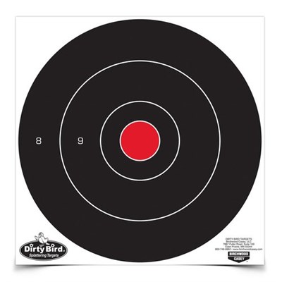 Birchwood Casey Dirty Bird 12-in Bull's-Eye Target, 12 pack