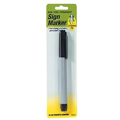 Hy-Ko  40622 Black Permanent Sign Marker