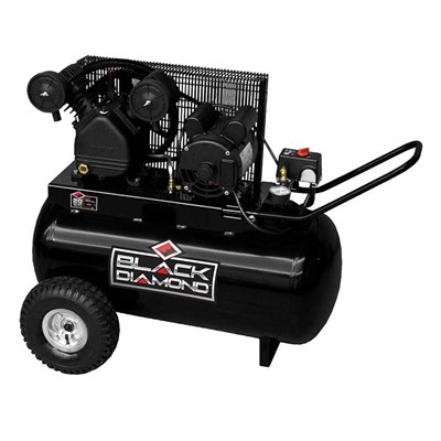 Black Diamond 20-Gallon 135 PSI Horizontal Air Compressor